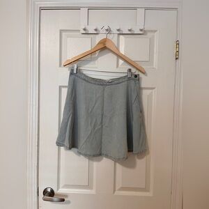 American Apparel Denim Skater Skirt